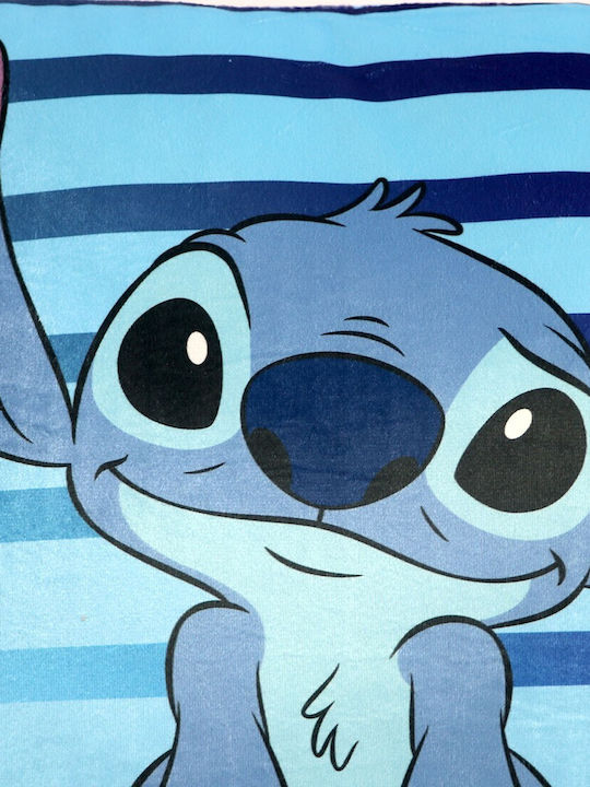 Disney Παιδικό Διακοσμητικό Μαξιλάρι Stitch Stitch Μπλε 38x38εκ.
