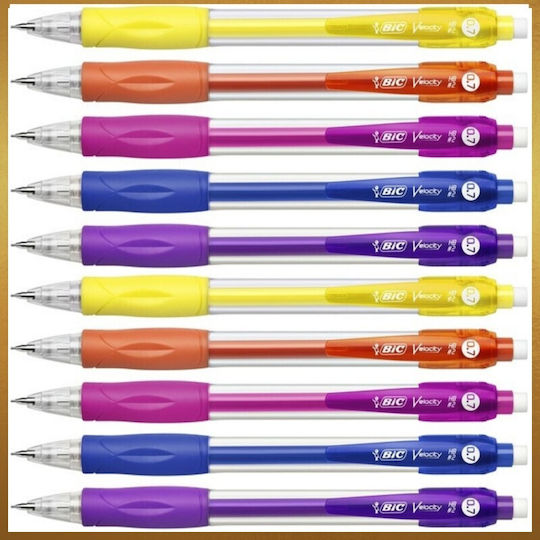 BIC Velocity Creion mecanic 0.7mm cu Radiera 1buc Portocaliu