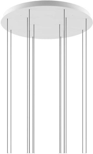 Ceiling Rosette 13 Sockets Φ94cm Zafferano Lgr0213 White