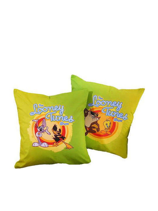 Viopros Παιδικό Διακοσμητικό Μαξιλάρι Looney Tunes 10 40x40εκ.
