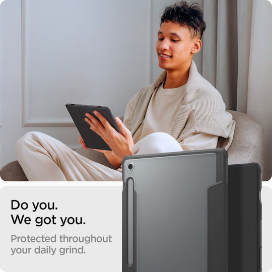 Spigen Ultra Hybrid Pro Флип капак Черен (Samsung Galaxy Tab S10 FE+) ACS09446