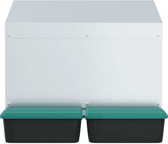 vidaXL Cuib Păsări Plastic Verde