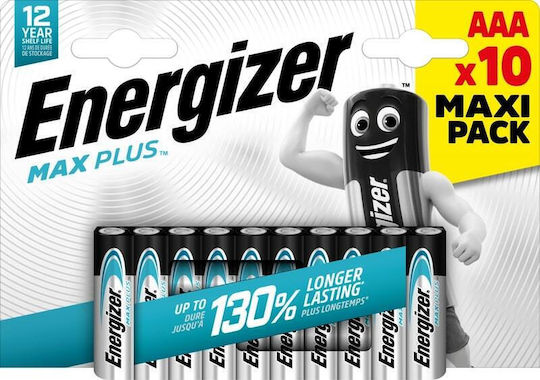 Energizer Alkaline Batteries AAA 1.5V 10pcs