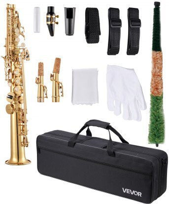 Vevor Soprano Saxophone B Flat Mouthpiece Case Zgsksgyjbdjsst1kc001v0