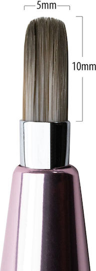Nail Brush Oval Pro Gel Rose Gold Molly Nails Nr 6