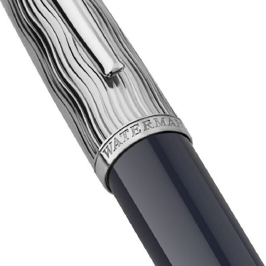 Waterman Carene Deluxe Blue Ct Special Edition 2022 Fountain Pen 3026981663437 Nibs Fine 18k