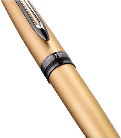 Waterman Expert Metallic Gold Lacquer Fountain Pen Special Edition 3026981192586 Fine Nib