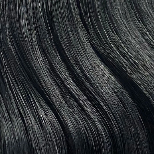 Hair Duty Τρέσα με Φυσική Τρίχα Ρεμί σε Μαύρο Χρώμα No 1