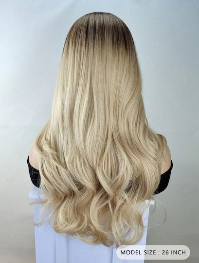 Hair Duty Wig with Synthetic Hair in Blonde Color 75cm