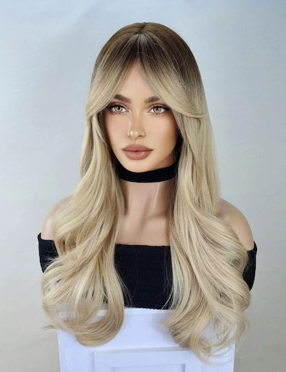 Hair Duty Wig with Synthetic Hair in Blonde Color 75cm