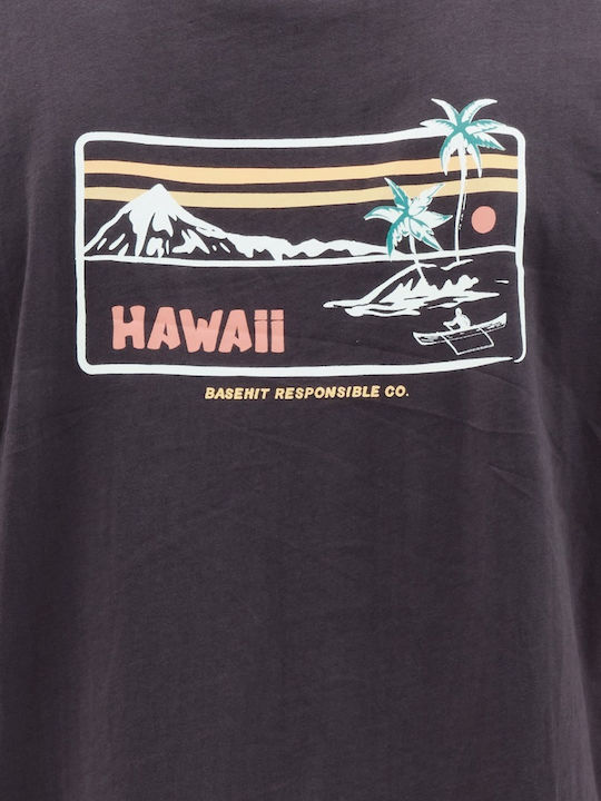 T-shirt Μαύρο