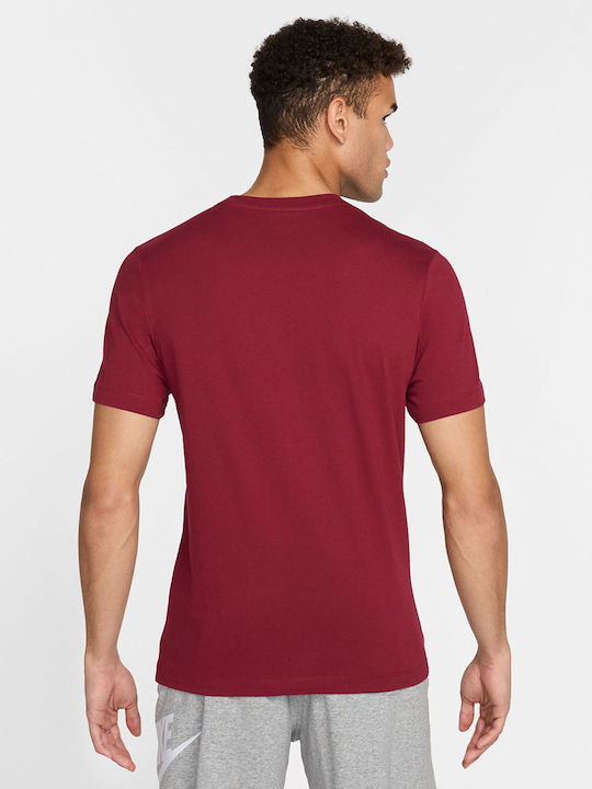 Futura Icon Athletic T-shirt Burgundy