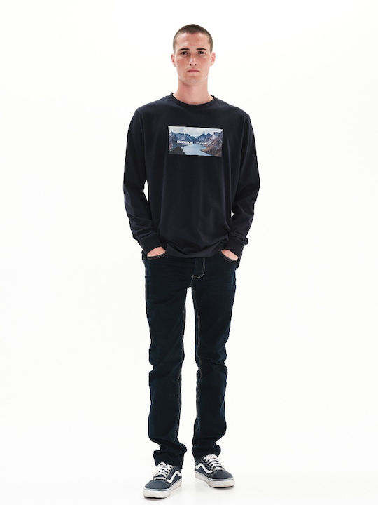 T-shirt Navy Μπλε