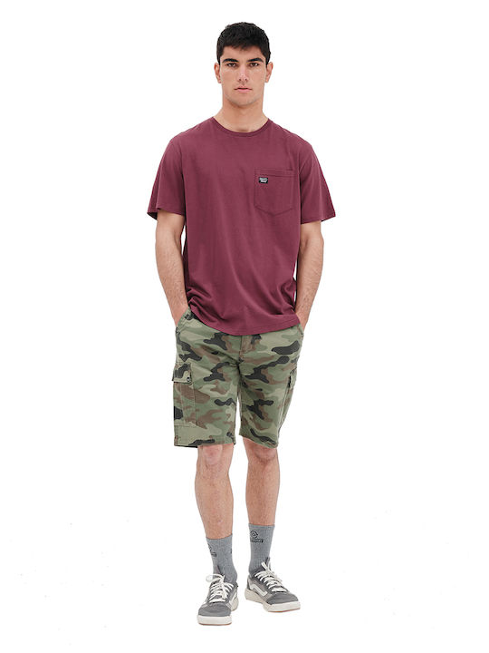 T-shirt Μπορντό