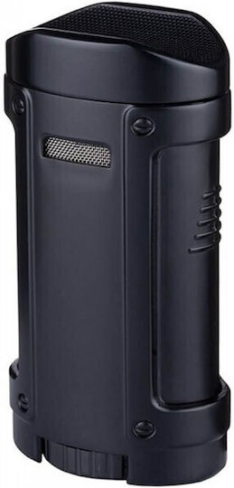 EuroJet Lighter Flame Windproof with Jet Flame in Black color