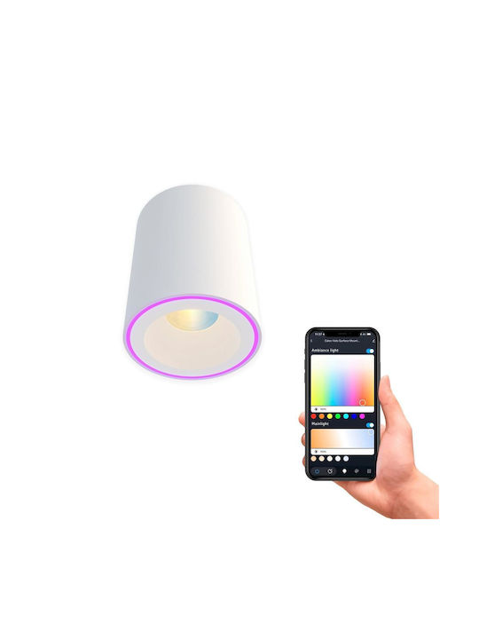 Calex Plafonieră de Tavan Albă cu LED Integrat