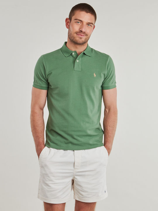 Polo Short Sleeve Blouse Foggy Green