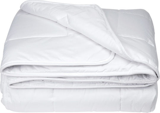 Kotonia Home Pătură de Hotel Alb Single 140x200cm Microfibra 1buc