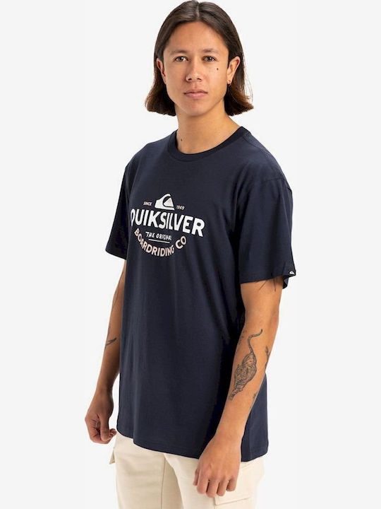Typed Out Tricou Albastru marin