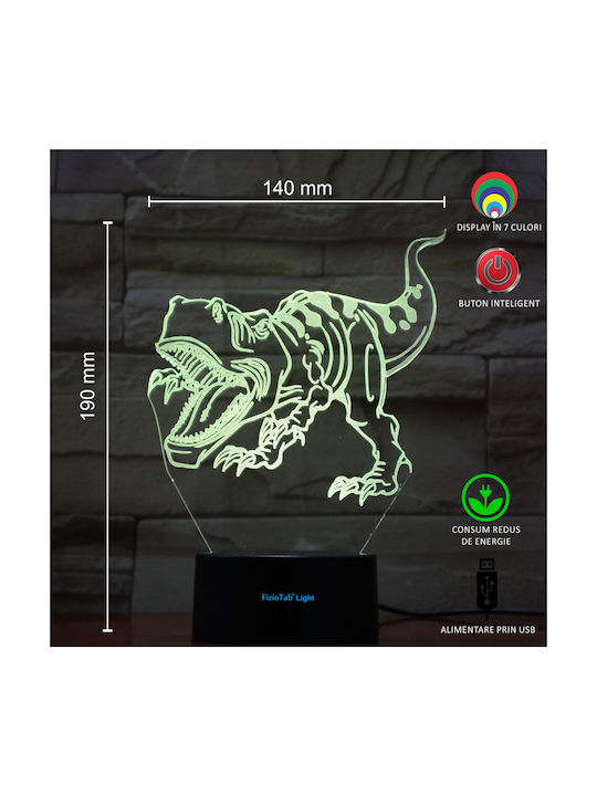 LED Kinder Dekorative Lampe Mehrfarbig 19x3cm