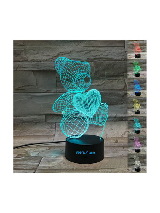 Led Kids Decorative Lamp Multicolour 21x3cm