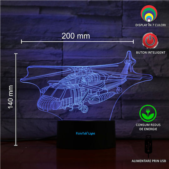 Lumini LED Lampă decorativă pentru copii Multicolor 20x3cm