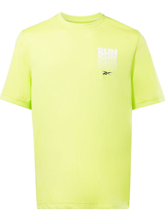 Run Graphic Αθλητικό T-shirt Laser Lime F23.