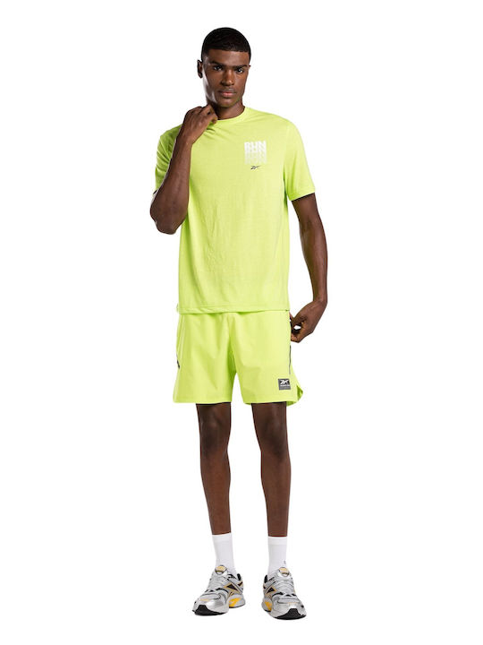 Run Graphic Αθλητικό T-shirt Laser Lime F23.
