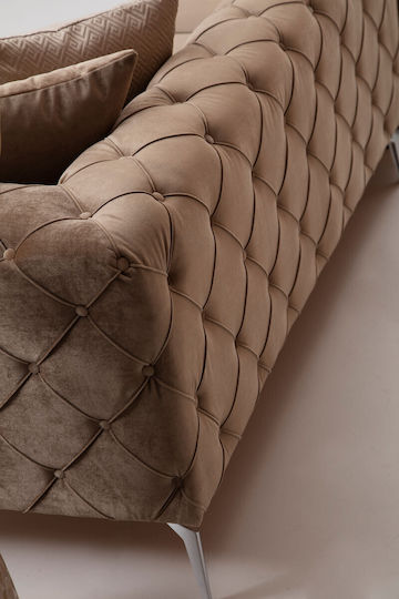 Sofa Del Atelier Vier Sitzer Sofa Creme 344x90x72cm