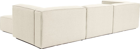 Fora Corner Couch Ecru 296x185x66 cm