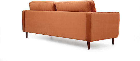 Rome Three-Seater Couch Orange 215x70x90cm