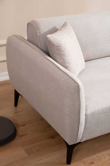 Belissimo Corner Couch with Right Corner Off White 270x140x67 cm