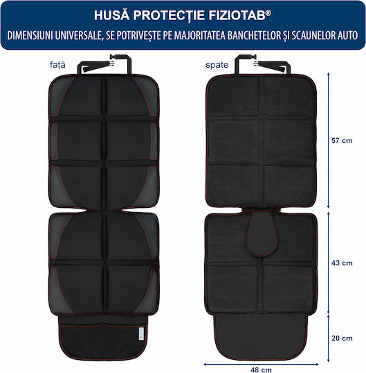 Protector de scaun auto Negru