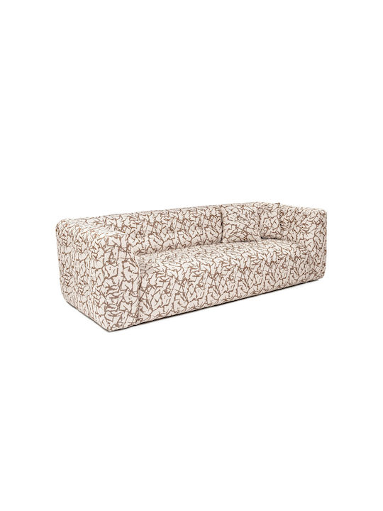 Cady Cu trei locuri Canapea Tan-beige 235x100x72cm.