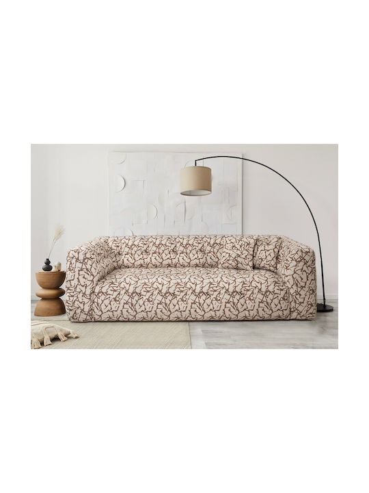 Cady Cu trei locuri Canapea Tan-beige 235x100x72cm.