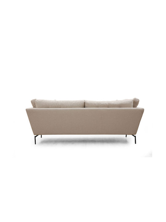Mapa Three-Seater Couch Cream 214x90x84 cm
