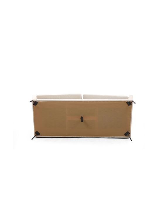 Mapa Three-Seater Couch Cream 214x90x84 cm