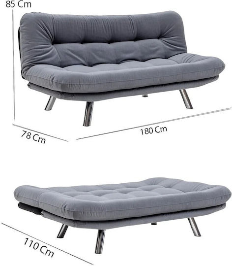Misa Dreisitzer Sofa Bett Mehrfarbig 175x52x40cm