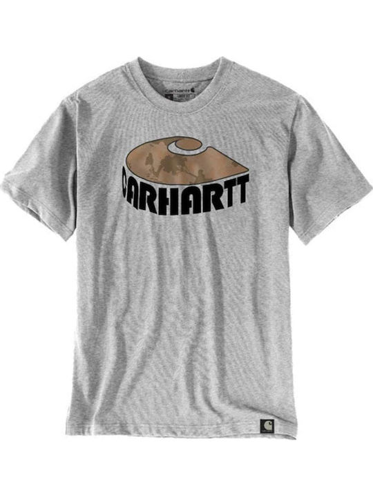 Herrenblusen Kurzarm T-Shirt Grau