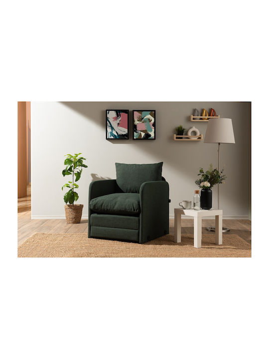 Saga Fotoliu Pat Verde 68x70x66cm