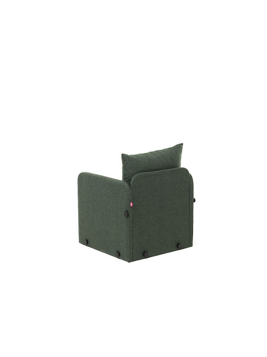 Saga Fotoliu Pat Verde 68x70x66cm
