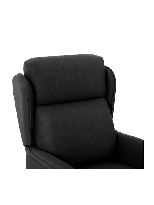 Fotoliu Relax Negru 66.5x94x101.5cm