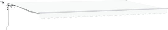 vidaXL Awning fabric White 3x6m