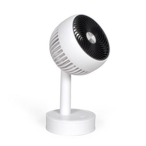 Livoo Tea310w Ventilator Mini Reîncărcabil de Birou 3 Viteze Diametru 7,5cm Baterie 500 mAh 2h Autonomie Alb