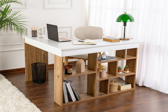 Schreibtisch Vesper Holz Weißkiefer 130x50x72cm