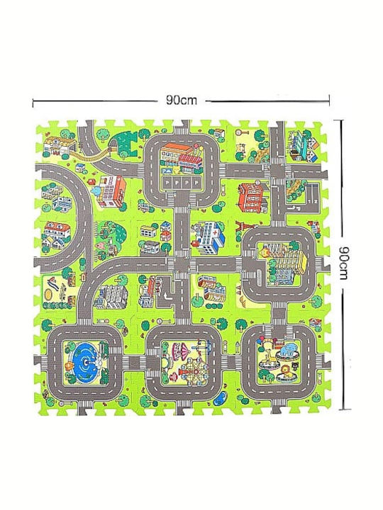 Interaktives Kinder-Bodenpuzzle mit Tieren 9 Teile