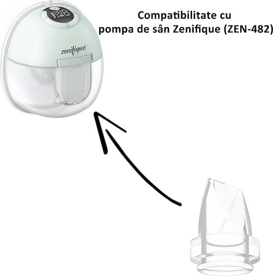 Supapă Zenifique Zen-482 Pentru Pompă de Sân Din Silicon Transparent