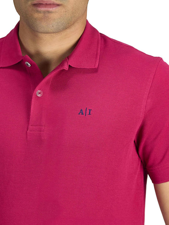 Polo Short Sleeve Blouse Fuchsia