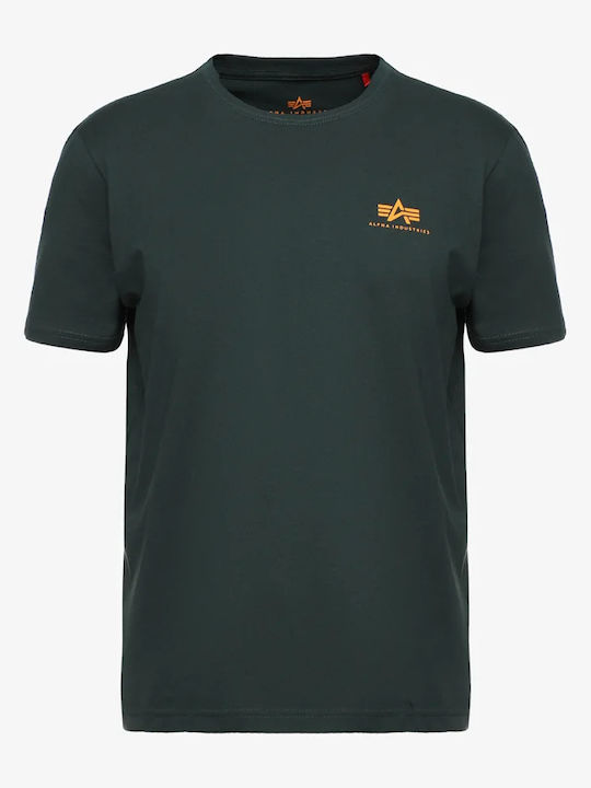 Basic T-shirt Πετρόλ