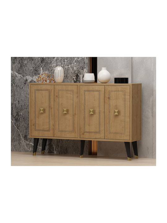 Sideboard Hartin Wooden Oak 120x30x80cm